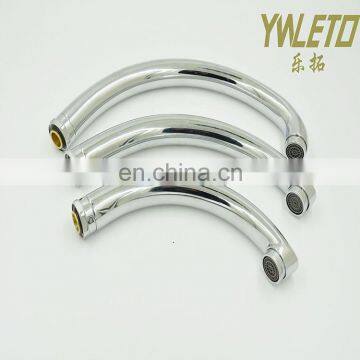 Good quality chromed ABS spout pipe water spout tube kitchen sink faucet tube