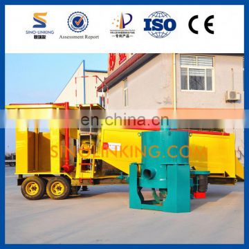 100TPH topsoil drum gold wash plant from China