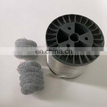 high quality China factory price galvanized steel scourer wire 0.22mm