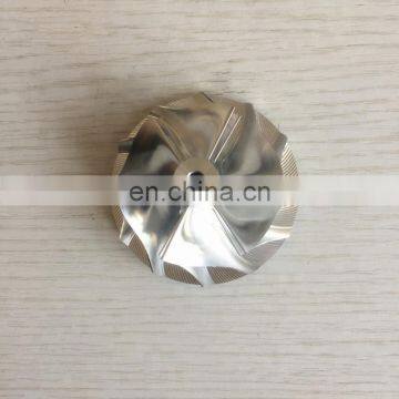 GT15-25 50.20/65.00mm 6+6 Blades 702549-0008HF V1 turbo aluminum 2618/milling/billet compressor wheel