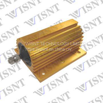 High power 200W golden aluminum housed fixed power resistor