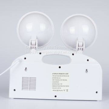 Automatic LED Twin Lamp Emergency Light Fire Indicator  portable Rechargeable LED Emergency Twin Spot Lamps