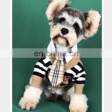 Dog Clothes Spring Autumn Dog Stripe Sweater Pet Clothing Sweater Teddy Dog Schnauzer Pomeranian Corgi Pet Clothes photo-6