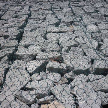 PVC Coated Hexagonal Gabion Mesh Woven Gabion Stone Cage photo-3