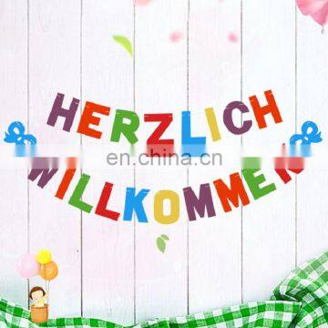 Cusotomize Size and Color Christmas Decoration String Flag photo-3