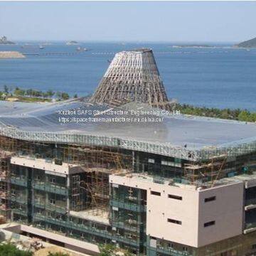 Weihai Civic Cultural Centre Pipe Truss Structure Project photo-2