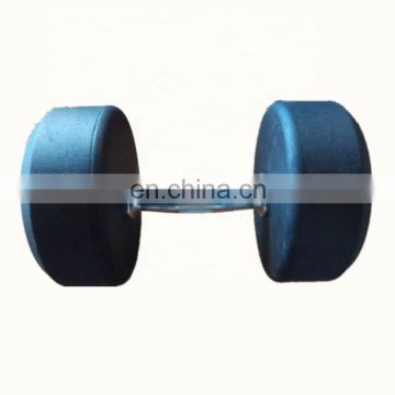 Commercial Low Price Professional Fitness Black Rubber Coated Home Gym Fitness Dumbbell SX01