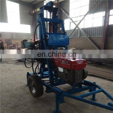 Hydraulic Small Water Borewell Drilling Machine With Fast Move Function 20HP Diesel Engine Provide Power photo-4