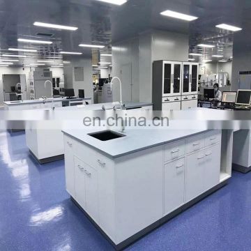 Modern School Chemistry Laboratory Furniture Full Steel Instrument Worktable