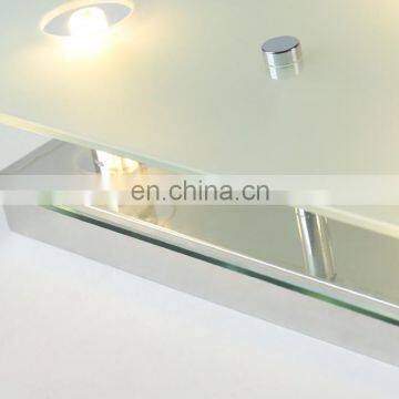 Home Lighting Square Shape Ground Glass Bedroom Ceiling Light Fixtures photo-5