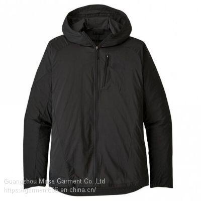 2021 New Hot Sale High Quality 100% Polyester Fiber Reflective Zipper 100% Polyester Zippered Chest Pocket Breathable Ultra Light Air Jacket photo-2