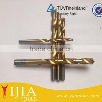 HSS material twist drill bit with golden color