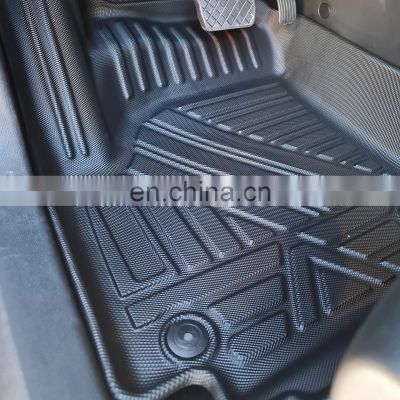 Washable Full Set Car Mat TPE Carpet Floor Mats for Honda Amaze RHD