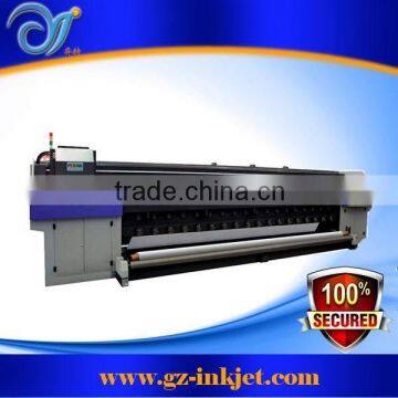 5m digital printing Spectra Polaris Print Heads Flora solvent printer HJII5000 printing machine in Guangzhou