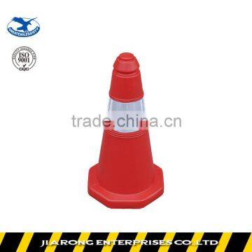 High quality height 50cm Soft Flexible PE plastic traffic cone TC003