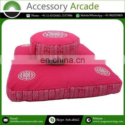 100% Cotton Yoga Meditation Cushion Set photo-3