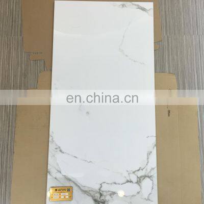 cararra marble design rectify edge nano polished full glazed ceramic floor tile price