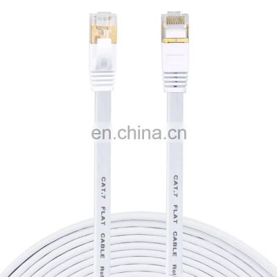 Flat Cat7 Patch Cord with High Data Transmission