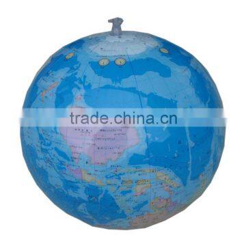 Plastic beach ball toy balls for children inflated ball inflatable big beach ball 14" with map