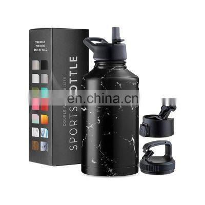 Customize Wide Mouth Double Walled Vacuum Bpa Free Insulated Sport Water Sports Bottles Stainless Steel