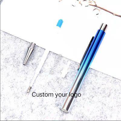 Professional Manufacture Luxury Promotional Ball Pen Colorful Metal Ballpoint Custom Pen With Logo Pen photo-4