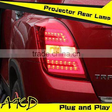 AKD Car Styling Chevrolet Tracker Tail Lights Trax LED Tail Light Tracker Led Rear Trunk Lamp DRL+Turn Signal+Reverse+Brake photo-4