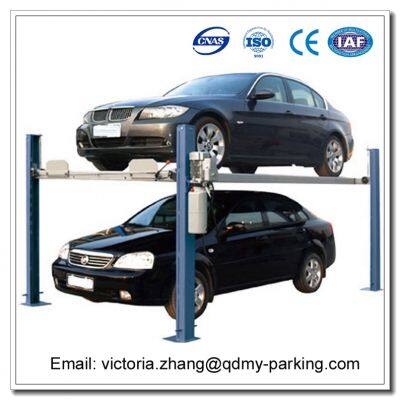 Hot Sale! Hydraulic 4 Post Parking Lift China/Four Post Car Lift/Double Stacker Parking Lift/Double Layer Parking