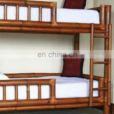 Double Modern Real Bamboo Bed handmade from Viet Nam manufacturer Good Price and Premium Quality for bedroom