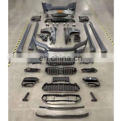 Car body kit for BMW 5 series G30 G38 2020-2022 year turning to M5 body kit include front and rear bumpers