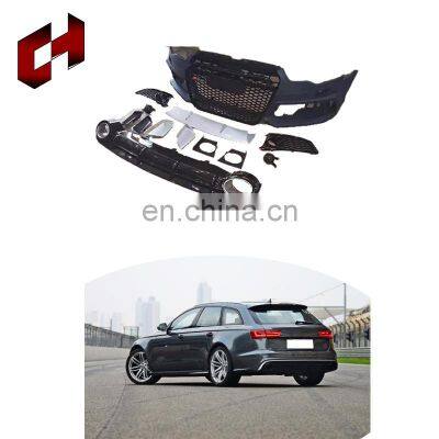 CH New Arrival Wide Car Front Grill Mud Protecter Rear Tail Lamp Retrofit Body Kit For Audi A6 C7 2012-2015 To RS6 photo-4