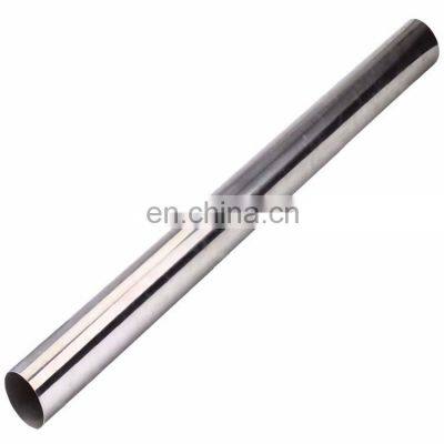 NO.4 HL Mirror finished stainless steel welded round pipe for decoration