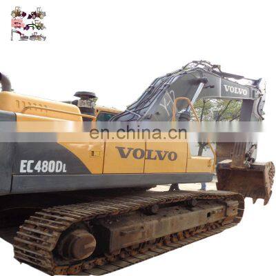 Used cheap Volvo EC480DL crawler excavator on Sale in Shanghai