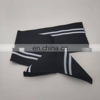 Новый модный высококачественный полиэфирно-спандовый плоский рифленый трикотажный материал, аксессуары для рифленой трикотажной одежды, манжеты с рифлением photo-3