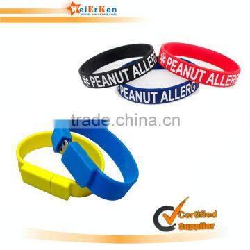 usb silicon wristband