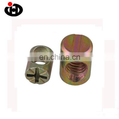 High Quality JINGHONG Slotted Cross Connector  M8 Barrel Nut