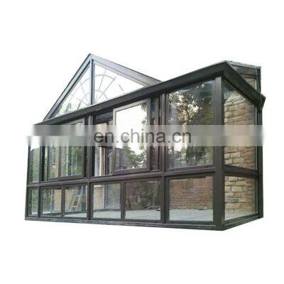 JYD Customized Insulated Aluminium Sun Room Tempered Glass Outdoor Glass Room Houses