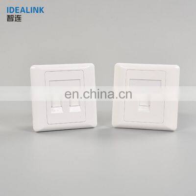 Communication Network RJ45 Wall Socket Face Plate 2 Port Dual Face Plate