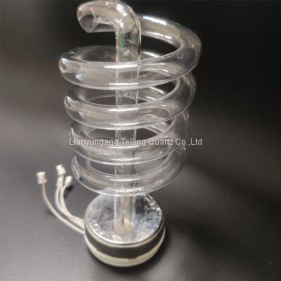 UV Quartz Spiral Bulb Light UVC Germicidal Lamp Air Water Disinfection photo-4