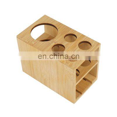 Made of 100% Sustainable Bamboo Naturals Toothbrush Holder Stylish Bathroom Organization Easy to Clean photo-2