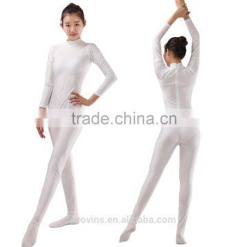 Footed Ballet Unitard, Shiny Lycra Unitard, Yoga Unitard, Adult Wholesale Unitard