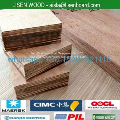 28mm Floor for Shipping Container Flooring Plywood Black Anti Slip Film