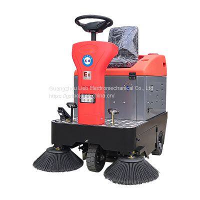 Explosion-proof Walk-behind Sweeper Factory Industrial Workshop Sweeper Warehouse Battery, Electric Garbage Collection photo-2