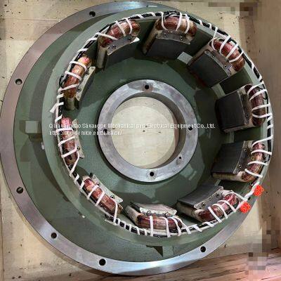 GMS-4 TM16551 MAKER WUXI FENXI ELECTRICAL MACHINE CO. LTD RATING 450 VOLT 625 KVA 802Amp, 0.8 COS Ǿ 720 RPM BRUSHLESS SYNCHRONOUS GENERATOR 1FC5 504-3TA82-Z IMB20 IP23 photo-2