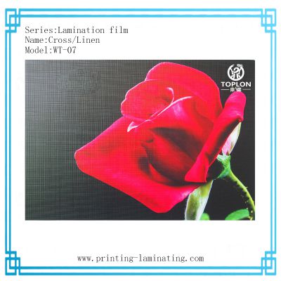 Cross,Linen:2807 Cold Lamination Film Photo Laminating Film Photo Materials