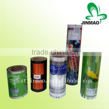 Plastic packing film for food packing