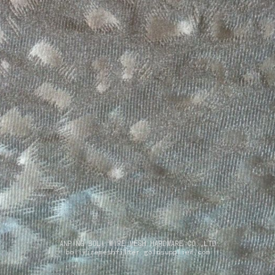 100% Silver Fiber Mesh Knitted Gauze Fabric EMF RFID Shielding Signal Radiation Protection Anti-Static Home Curtain Garments BOLI photo-3
