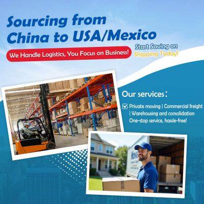 Transporte da China para o México - DDP Entrega Porta a Porta, Seguro, Baixo Frete, Transporte Aéreo, Rodoviário e Marítimo, Agente de Embarque