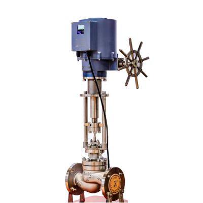 150LB DN100 WCB Stainless Steel 304 Pneumatic Actuator Control Valve With Globe Type Single Type Brass Gate Valve photo-3