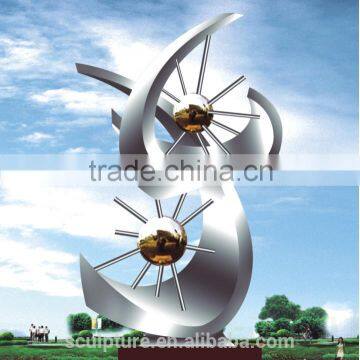 2016 New Stainless Steel Abstract Art Sculpture For Outdoor Sculpture Modern Abstract