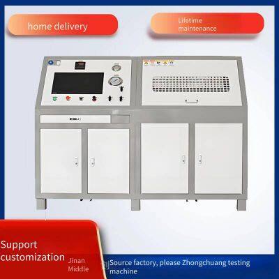 Тестер для удержания давления и разрыва тепловыводящих вентиляционных труб, тестер герметичности для нержавеющих стальных противопожарных перегородок